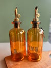 MİEN AMBER 2 Lİ CAM YAĞLIK SETİ - 500 ML