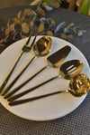 Milano Gold 5 Parça 18/10 Paslanmaz Çelik Sos & Kepçe Seti