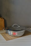 OMS Basık Çelik Tencere - 28 cm