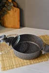 OMS Granit Basık Tencere 24 cm