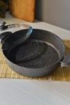OMS Granit Basık Tencere 30 cm