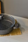 OMS Granit Basık Tencere 32 cm