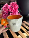 Orange Flower Collection Mug Kupa Bardak - 435 ml / 1 Adet