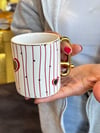 Oscar Red Mug Kupa Bardak - 190 ml / 1 Adet