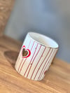 Oscar Red Mug Kupa Bardak - 190 ml / 1 Adet
