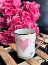 Pink Lucille Collection Mug Kupa Bardak - 175 ml / 1 Adet