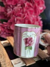 Pink Rose Collection Mug Kupa Bardak - 150 ml / 1 Adet