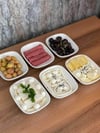 Porselen 6 lı Küçük Ara Meze Tabak