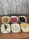 Porselen 6 lı Küçük Ara Meze Tabak