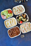 Porselen 6 lı Maxi Meze Tabak