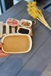 Porselen 6 lı Midi Meze Tabak