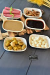 Porselen 6 lı Midi Meze Tabak