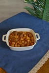 Porselen Kare Kulplu Derin Büyük Boy Meze Tabak 14 cm / 1 Adet