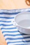 Porselen Yuvarlak Kulplu Derin Küçük Boy Meze Tabak 10 cm / 1 Adet