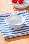 Porselen Yuvarlak Kulplu Derin Küçük Boy Meze Tabak 10 cm / 1 Adet