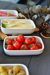 Pure Royal Porselen 6 lı Dikdörtgen Kase 15 Cm