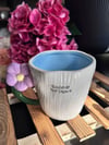 Purple Flower Collection Mug Kupa Bardak - 435 ml / 1 Adet