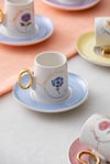 Rachel 6 Kişilik Kahve Fincan Takımı - 90 ml