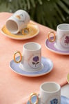 Rachel 6 Kişilik Kahve Fincan Takımı - 90 ml