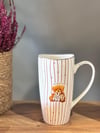 Red Bear Mug Kupa Bardak - 400 ml / 1 Adet