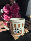 Smokin Cat - Coffee Shop Collection Mug Kupa Bardak - 420 ml / 1 Adet
