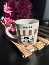 Smokin Cat - Coffee Shop Collection Mug Kupa Bardak - 420 ml / 1 Adet