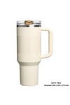 The Quencher ProTour Flip Straw Tumbler Pipetli Termos 1,18 LT - 40oz Cream Tonal
