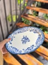 Velour Navy 26 cm 2 Li Porselen Kayık Tabak