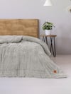 Wave Çift Kişilik Yorgan Gri 195x215 cm