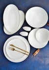 White Queen Bone China 12 Kişilik 53 Parça Porselen Yemek Takımı