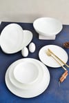 White Queen Bone China 12 Kişilik 53 Parça Porselen Yemek Takımı