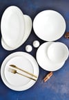 White Queen Bone China 12 Kişilik 53 Parça Porselen Yemek Takımı