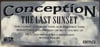CONCEPTION - THE LAST SUNSET (BLUE COLOURED VINYL) 