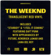THE WEEKND - STARBOY (TRENSLUCENT RED VINYL) 