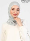 Asya Taşlı Bone-Gümüş Gri