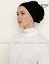 Dikişsiz Lace Bone-Siyah