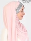 Flora El İşleme Şal-Pudra