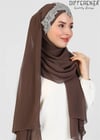 Flora El İşleme Şal-Vizon