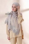 Haute Couture Dantel Şal-Açık Vizon
