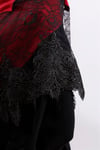 Haute Couture Dantel Şal-Bordo