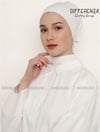 Hazır Topuz Bone DİFFY-Beyaz