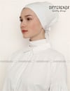 Hazır Topuz Bone DİFFY-Beyaz