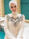 İncili Sandy Bone-Beyaz