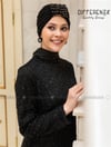 İncili Sandy Bone-Siyah Gümüş