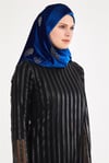 Kadife Capsul Eşarp-Sax