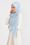 Krep Şal - Bebe Mavi