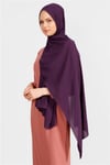 Krep Şal - Mor