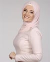 Krep Şifon Şal - Açık Pudra