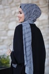 Logolu Şal - Füme