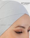 Penye Çapraz Lux Bone-Gri